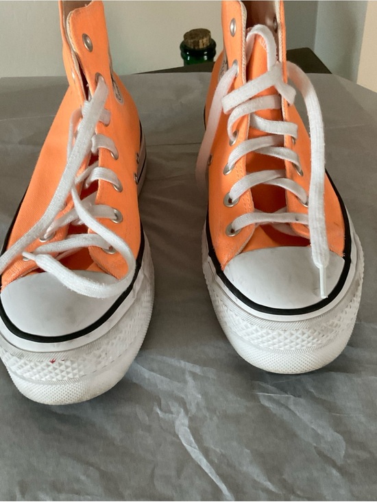 Converse Shoes - Converse Chuck Taylor All Star PLATFORM High Tops Orange Size women’s 8.5 EUC